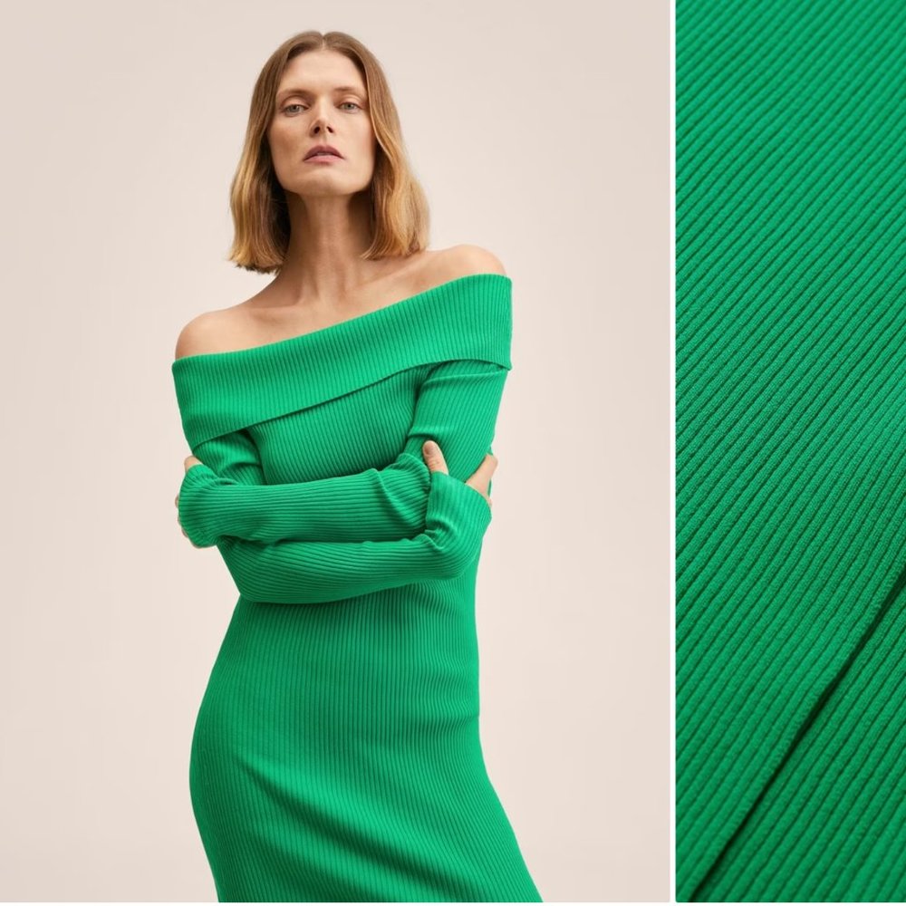 MANGO Knitted dress 'Sharpei'